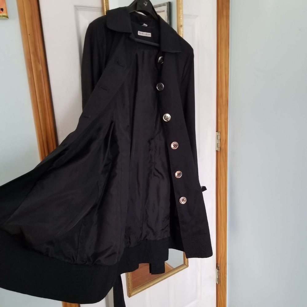 Pendleton Pea Coat - Black - Silver Buttons - Picture 7 of 16